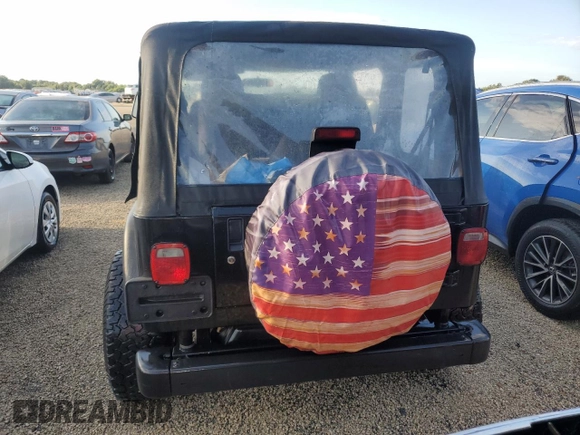 2003 Jeep Wrangler X with VIN 1J4FA39S73P340698, listed as a Copart auction lot 73888624 with 49,677 mi miles and Salvage Title. Bid and sale history available at carsss.com. Image 6.