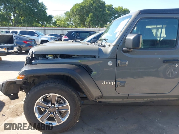 2018 Jeep Wrangler Unlimited Sport S с VIN 1C4HJXDGXJW280475, выставлен на аукционе IAAI как лот 42084746 с пробегом 93 228 миль миль и . История ставок и продаж доступна на DreamBid. Изображение 18.