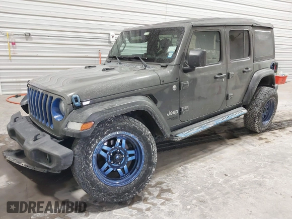 2020 Jeep Wrangler Unlimited Sport Altitude with VIN 1C4HJXDG7LW167909, listed as a IAAI auction lot 41413004 with 69,631 mi miles and . Bid and sale history available at DreamBid. Image 17.