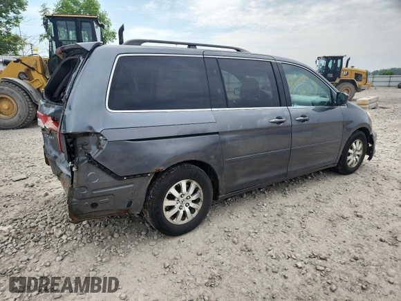 2010 Honda Odyssey EX z VIN 5FNRL3H40AB113165, wystawiony jako Copart lot #59982835 z przebiegiem 206 045 mil mil oraz Nie do naprawy • Non repairable. Historia ofert i sprzedaży dostępna na DreamBid. Obrazek 3.