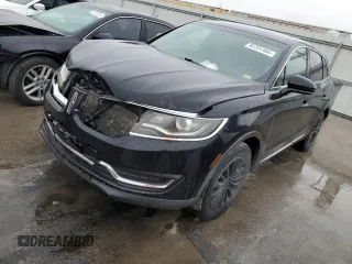 2016 Lincoln MKX Select with VIN 2LMTJ6KR6GBL50573, listed as a Copart auction lot 82331484 with 129,121 mi miles and Salvage Title. Bid and sale history available at carsss.com. Image 1.