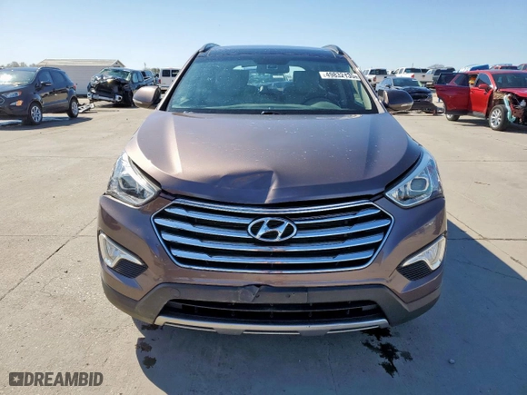 2013 Hyundai Santa Fe Limited with VIN KM8SR4HF1DU023165, listed as a Copart auction lot 49832135 with 50,627 mi miles and Salvage Title. Bid and sale history available at carsss.com. Image 5.