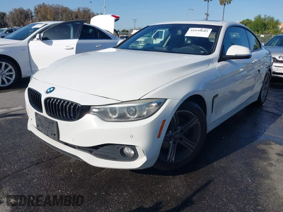 2015 BMW 4 Series 428i with VIN WBA3N7C54FK225367, listed as a IAAI auction lot 41958685 with 142,104 mi miles. Bid and sale history available at carsss.com. Image 17.