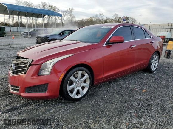 2013 Cadillac ATS with VIN 1G6AA5RX2D0141269, listed as a Copart auction lot 50151535 with 179,506 mi miles and Salvage title. Bid and sale history available at DreamBid. Image 1.