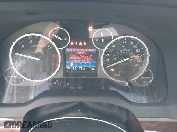 2016 Toyota Tundra 4WD Truck LTD with VIN 5TFHY5F15GX531995, listed as a IAAI auction lot 41457378 with 92,172 mi miles. Bid and sale history available at carsss.com. Image 7.
