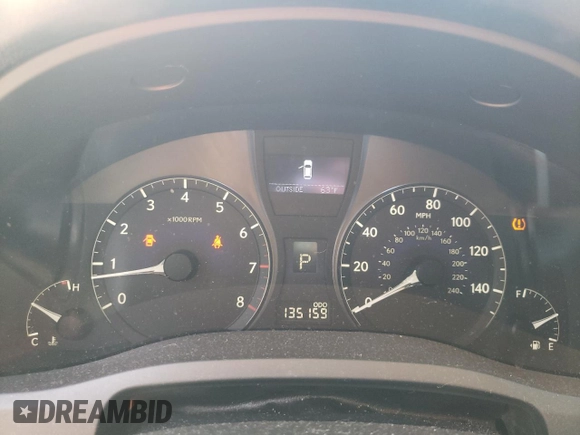 2010 Lexus RX 350 with VIN 2T2ZK1BAXAC025777, listed as a Copart auction lot 45838745 with 135,159 mi miles and Salvage Title. Bid and sale history available at carsss.com. Image 9.