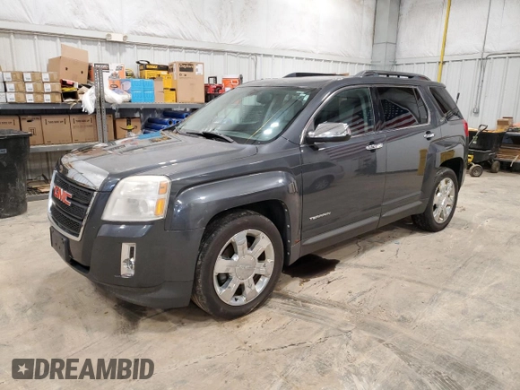 2011 GMC Terrain SLT-2 with VIN 2CTFLXE53B6410076, listed as a Copart auction lot 53923455 with 178,728 mi miles and Clean Title. Bid and sale history available at carsss.com. Image 1.