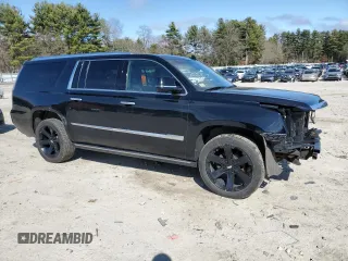 2018 Cadillac Escalade ESV Platinum z VIN 1GYS4KKJ1JR264186, wystawiony jako Copart lot #48252095 z przebiegiem 145 484 mil mil oraz Szkoda całkowita • Salvage title. Historia ofert i sprzedaży dostępna na DreamBid. Obrazek 4.
