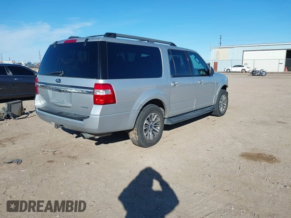 2016 Ford Expedition Max XLT with VIN 1FMJK1JT0GEF39319, listed as a IAAI auction lot 41394305 with 130,430 mi miles and . Bid and sale history available at DreamBid. Image 4.