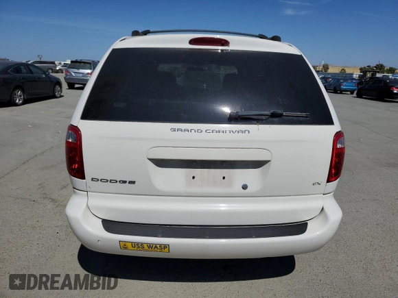 2003 Dodge Grand Caravan z VIN 2D4GP74L73R111228, wystawiony jako Copart lot #57905155 z przebiegiem 85 878 mil mil oraz Czysty tytuł • Clean title. Historia ofert i sprzedaży dostępna na DreamBid. Obrazek 6.