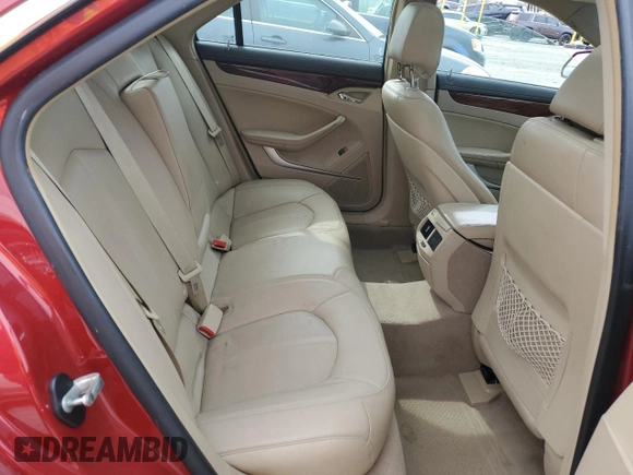 2012 Cadillac CTS Luxury with VIN 1G6DH5E58C0131602, listed as a Copart auction lot 52281185 with 106,409 mi miles and Clean Title. Bid and sale history available at DreamBid. Image 10.