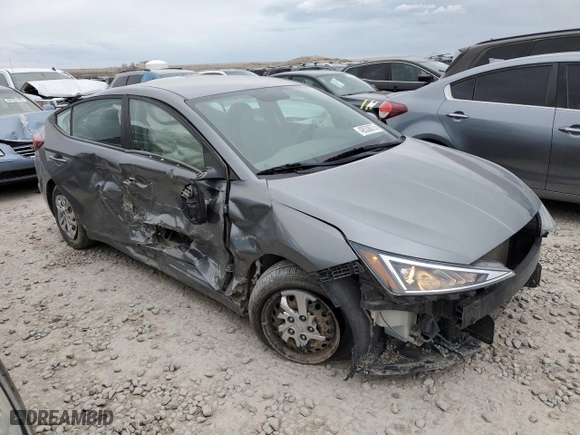 2019 Hyundai Elantra SE with VIN KMHD74LF9KU777403, listed as a Copart auction lot 48538675 with 63,489 mi miles and Salvage Title. Bid and sale history available at carsss.com. Image 4.