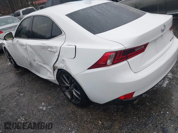 2014 Lexus IS 350 with VIN JTHBE1D25E5007336, listed as a IAAI auction lot 41740415 with 112,349 mi miles and . Bid and sale history available at DreamBid. Image 3.