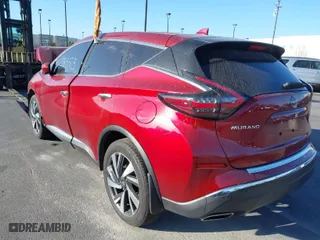 2024 Nissan Murano SL with VIN 5N1AZ2CJ9RC101040, listed as a IAAI auction lot 41228553 with 26,969 mi miles. Bid and sale history available at carsss.com. Image 3.