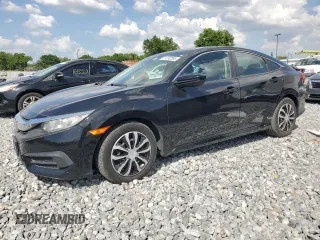 2017 Honda Civic Sedan LX with VIN 2HGFC2F5XHH575909, listed as a Copart auction lot 51292595 with 77,118 mi miles and Salvage Title. Bid and sale history available at carsss.com. Image 1.