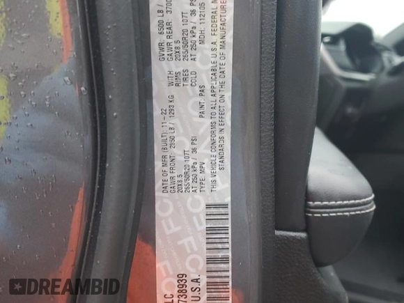 2023 Jeep Grand Cherokee Laredo z VIN 1C4RJKAG4P8738939, wystawiony jako Copart lot #45289505 z przebiegiem Nie podano mil oraz Szkoda całkowita • Salvage title. Historia ofert i sprzedaży dostępna na DreamBid. Obrazek 13.