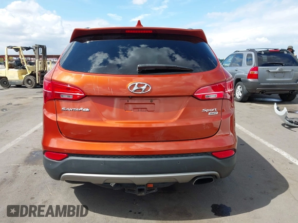 2014 Hyundai Santa Fe z VIN 5XYZUDLB4EG138898, wystawiony jako IAAI lot #42196491 z przebiegiem Nie podano mil oraz . Historia ofert i sprzedaży dostępna na DreamBid. Obrazek 16.