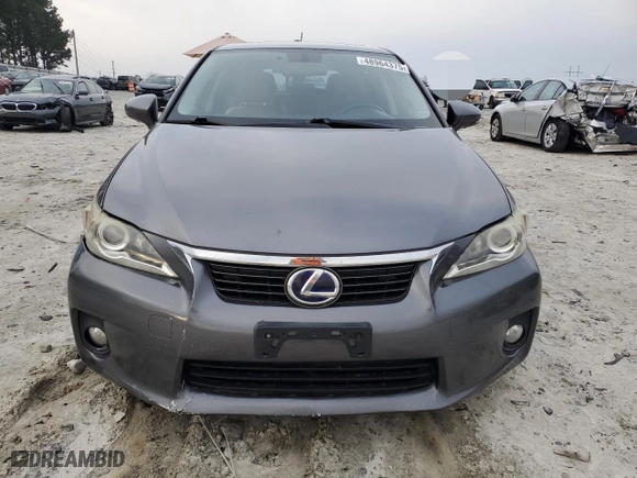 2012 Lexus CT 200h with VIN JTHKD5BH4C2114149, listed as a Copart auction lot 48964375 with 170,874 mi miles and Salvage Title. Bid and sale history available at carsss.com. Image 5.