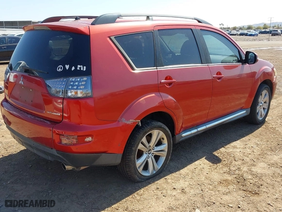 2012 Mitsubishi Outlander SE with VIN JA4AS3AW7CU001477, listed as a IAAI auction lot 41863829 with 227,048 mi miles. Bid and sale history available at carsss.com. Image 4.