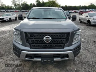 2021 Nissan Titan SV with VIN 1N6AA1ED8MN534176, listed as a Copart auction lot 54574785 with 25,360 mi miles and Salvage title. Bid and sale history available at DreamBid. Image 5.