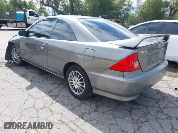 2005 Honda Civic Cpe EX with VIN 1HGEM22945L031096, listed as a IAAI auction lot 41741003 with 208,008 mi miles. Bid and sale history available at carsss.com. Image 3.