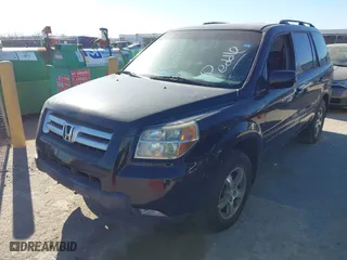 2007 Honda Pilot EX-L with VIN 5FNYF28557B003291, listed as a IAAI auction lot 41812795 with 191,493 mi miles. Bid and sale history available at carsss.com. Image 6.
