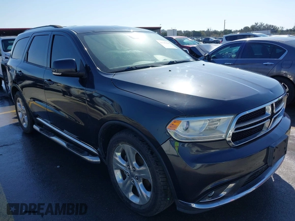 2014 Dodge Durango Limited z VIN 1C4RDHDG5EC426578, wystawiony jako IAAI lot #41787623 z przebiegiem 167 366 mil mil oraz . Historia ofert i sprzedaży dostępna na DreamBid. Obrazek 1.