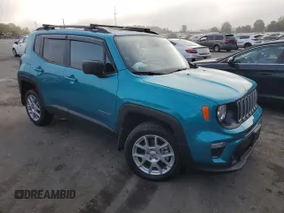 2022 Jeep Renegade Latitude z VIN ZACNJDB10NPN70675, wystawiony jako Copart lot #60787825 z przebiegiem 46 865 mil mil oraz Szkoda całkowita • Salvage title. Historia ofert i sprzedaży dostępna na DreamBid. Obrazek 4.