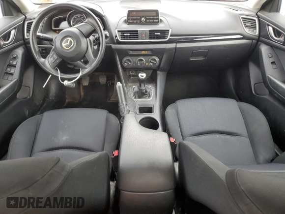 2015 Mazda 3 i SV with VIN JM1BM1T76F1232259, listed as a Copart auction lot 52756435 with 106,336 mi miles and Salvage Title. Bid and sale history available at DreamBid. Image 8.