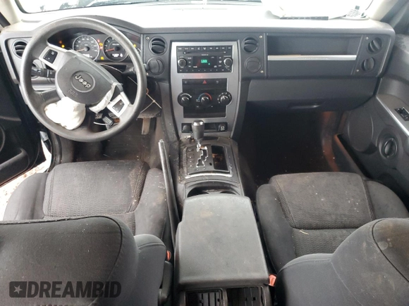 2008 Jeep Commander Sport with VIN 1J8HH48K88C183076, listed as a Copart auction lot 56365665 with 213,270 mi miles and Salvage title. Bid and sale history available at DreamBid. Image 8.