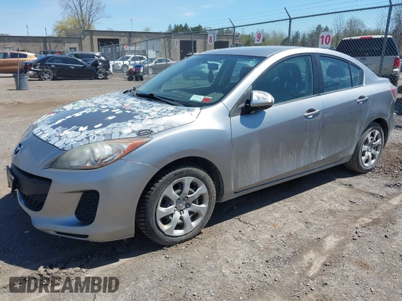 2012 Mazda Mazda3 i Sport with VIN JM1BL1UG6C1516181, listed as a IAAI auction lot 42130825 with 140,868 mi miles. Bid and sale history available at carsss.com. Image 2.