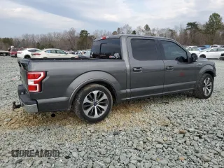 2019 Ford F-150 XL with VIN 1FTEW1C54KKC39558, listed as a Copart auction lot 46695815 with 146,507 mi miles and Salvage Title. Bid and sale history available at DreamBid. Image 3.