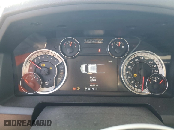 2020 Ram 1500 Classic Express with VIN 3C6RR6KG8LG209634, listed as a Copart auction lot 42375315 with 61,175 mi miles and Salvage Title. Bid and sale history available at carsss.com. Image 9.