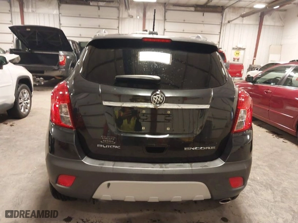2015 Buick Encore Convenience with VIN KL4CJBSB9FB053324, listed as a IAAI auction lot 41298192 with 142,110 mi miles. Bid and sale history available at carsss.com. Image 17.