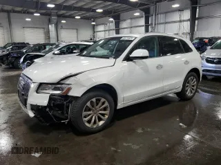 2015 Audi Q5 Premium Plus with VIN WA1LFAFP0FA127981, listed as a Copart auction lot 56475825 with 70,454 mi miles and Salvage title. Bid and sale history available at DreamBid. Image 1.