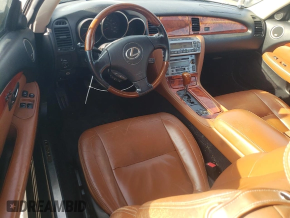 2004 Lexus SC 430 with VIN JTHFN48Y440056668, listed as a Copart auction lot 75207874 with 189,786 mi miles and Clean Title. Bid and sale history available at DreamBid. Image 8.