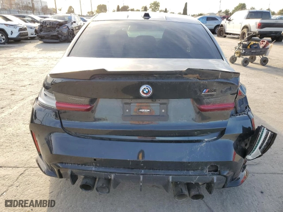 2023 BMW M3 Competition with VIN WBS33AY01PFN67560, listed as a Copart auction lot 47995125 with 22,399 mi miles and Salvage Title. Bid and sale history available at carsss.com. Image 7.