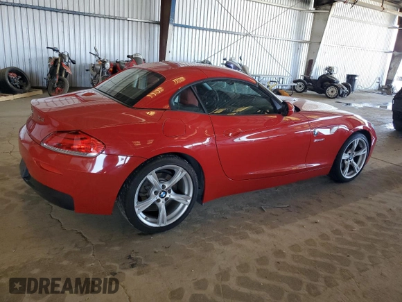 2012 BMW Z4 sDrive28i with VIN WBALL5C53CJ103546, listed as a Copart auction lot 62363535 with 60,626 mi miles and Clean title. Bid and sale history available at DreamBid. Image 3.