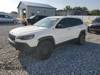 2020 Jeep Cherokee Trailhawk with VIN 1C4PJMBX8LD630827, listed as a Copart auction lot 61975455 with 142,716 mi miles and Clean title. Bid and sale history available at DreamBid. Image 1.