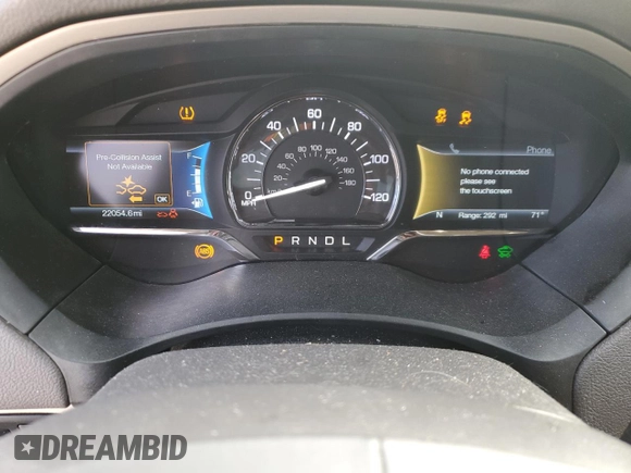 2020 Lincoln MKZ Hybrid Reserve z VIN 3LN6L5LU7LR620664, wystawiony jako Copart lot #86883044 z przebiegiem 22 054 mil mil oraz Szkoda całkowita • Salvage title. Historia ofert i sprzedaży dostępna na DreamBid. Obrazek 9.