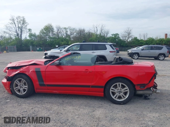 2014 Ford Mustang V6 with VIN 1ZVBP8EM3E5208282, listed as a IAAI auction lot 42104971 with Not Provided miles. Bid and sale history available at carsss.com. Image 14.
