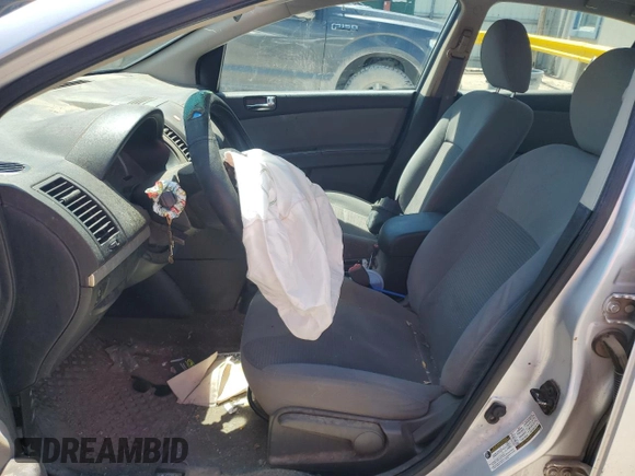 2012 Nissan Sentra S with VIN 3N1AB6AP0CL672342, listed as a Copart auction lot 55215965 with Not provided miles and Salvage title. Bid and sale history available at DreamBid. Image 7.
