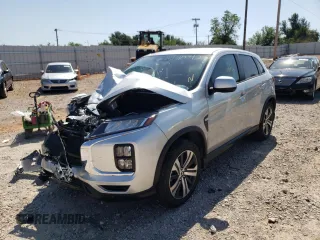 2022 Mitsubishi Outlander Sport ES with VIN JA4ARUAU8NU013527, listed as a Copart auction lot 59318842 with 19,893 mi miles. Bid and sale history available at carsss.com. Image 2.