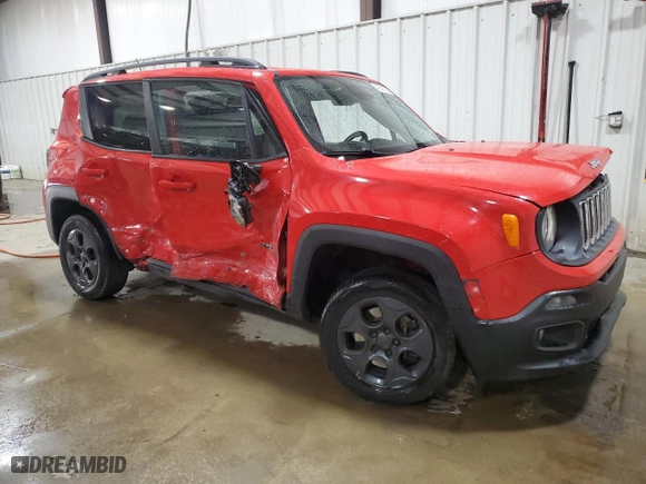 2015 Jeep Renegade Latitude with VIN ZACCJBBH0FPC24140, listed as a Copart auction lot 49848135 with 103,794 mi miles and Salvage Title. Bid and sale history available at carsss.com. Image 4.