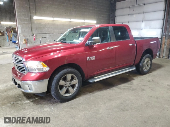 2015 Ram 1500 Big Horn with VIN 1C6RR7LG6FS509593, listed as a Copart auction lot 51988195 with 60,868 mi miles and Salvage title. Bid and sale history available at DreamBid. Image 1.