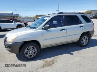2006 Kia Sportage LX with VIN KNDJE723467238830, listed as a Copart auction lot 49530105 with 191,815 mi miles and Salvage title. Bid and sale history available at DreamBid. Image 1.