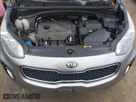 2018 Kia Sportage LX with VIN KNDPMCAC7J7393243, listed as a IAAI auction lot 41484579 with 122,022 mi miles. Bid and sale history available at carsss.com. Image 10.