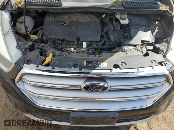 2017 Ford Escape SE with VIN 1FMCU9GD1HUA84912, listed as a Copart auction lot 51988205 with 111,028 mi miles and Salvage Title. Bid and sale history available at carsss.com. Image 12.