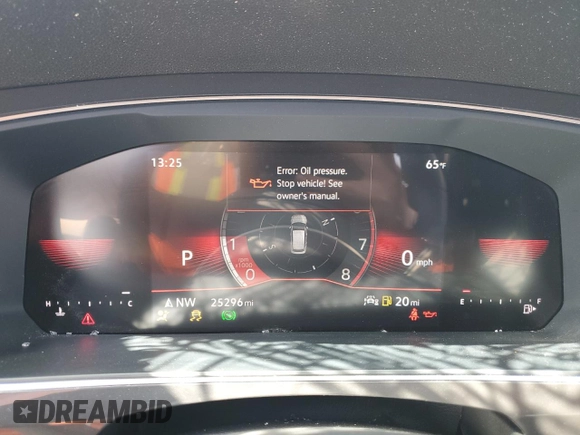2024 Volkswagen Tiguan SE R-Line Black with VIN 3VVCB7AX1RM027893, listed as a Copart auction lot 51351375 with 25,296 mi miles and Salvage title. Bid and sale history available at DreamBid. Image 9.