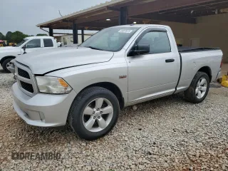 2013 Ram 1500 Express with VIN 3C6JR6AT0DG521721, listed as a Copart auction lot 53837675 with 125,603 mi miles and Salvage title. Bid and sale history available at DreamBid. Image 1.